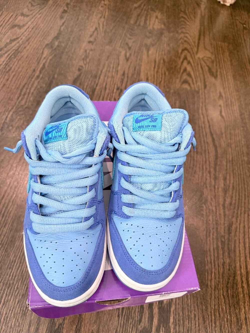 Nike Dunks Blue Raspberry Racer Blue/Laser Blue size 8M - Picture 2 of 6